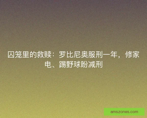 囚笼里的救赎：罗比尼奥服刑一年，修家电、踢野球盼减刑